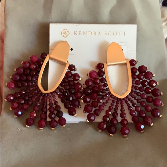 Kendra Scott Jewelry - Kendra Scott Diane beaded rose gold earrin…